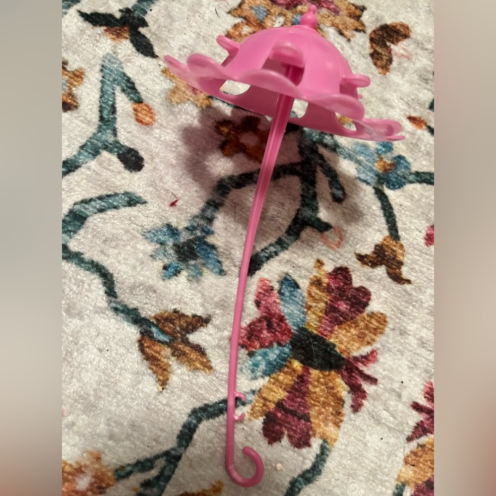 Vintage 1985 Barbie Pink  Dream Glow Umbrella